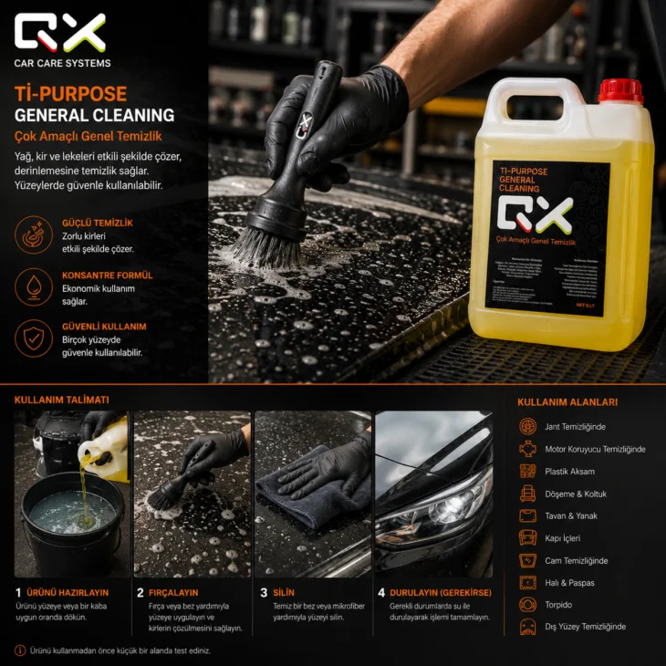 TI- PURPOSE GENERAL CLEANING – ÇOK AMAÇLI GENEL TEMİZLEYİCİ - Görsel 3